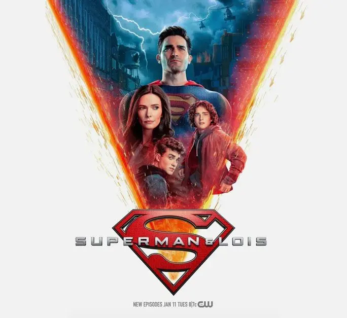 A poster of the movie superman returns.