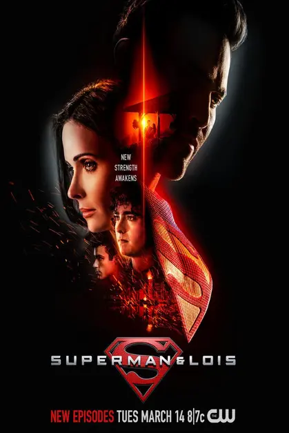 A poster of the movie superman returns