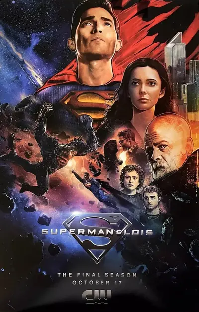 A poster of the movie superman returns.