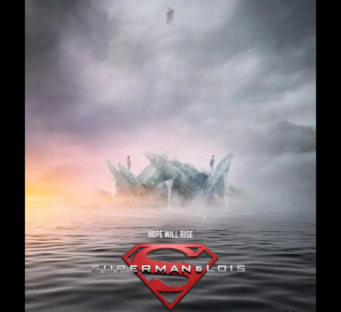 A poster of the movie superman returns.